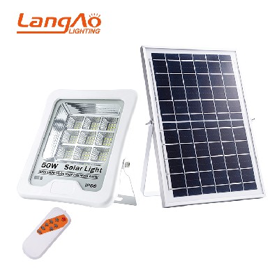 LK series solar flood light-WHITE SHELL